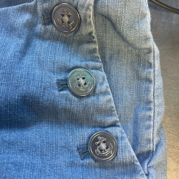 Tommy Hilfiger Women's Flex 5 in Classic Stretch Shorts Blue Denim Size 4 - Picture 6 of 9